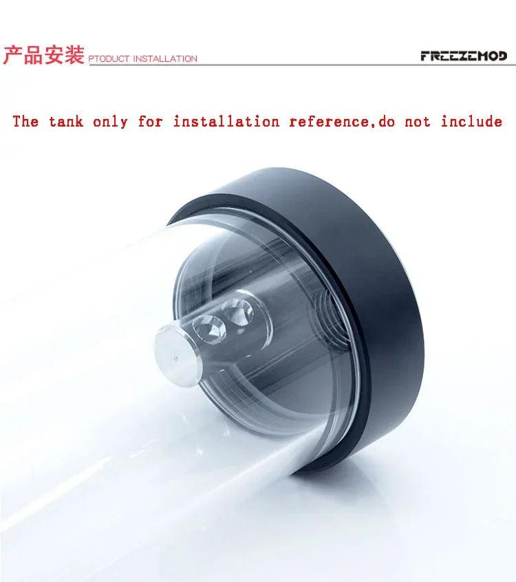 Enfriador agua computadora cilíndrica