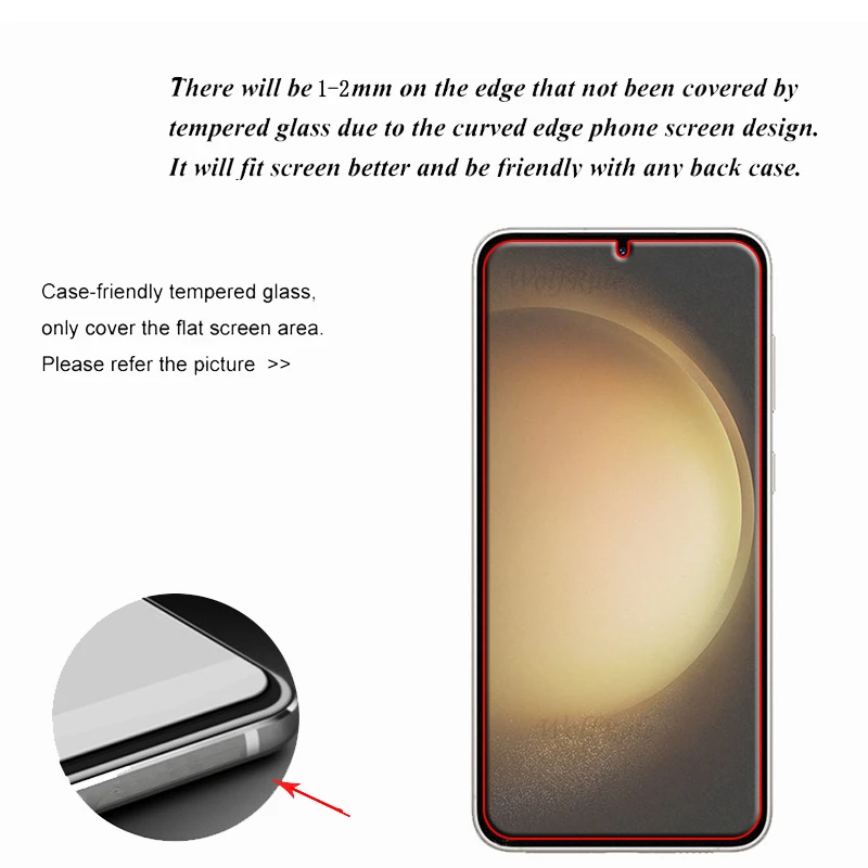 4 en 1 para Samsung Galaxy S23 vidrio para Samsung S21 S22 S23 Plus vidrio templado 9H Protector de pantalla para Samsung S23 lente de cristal - imagen 3