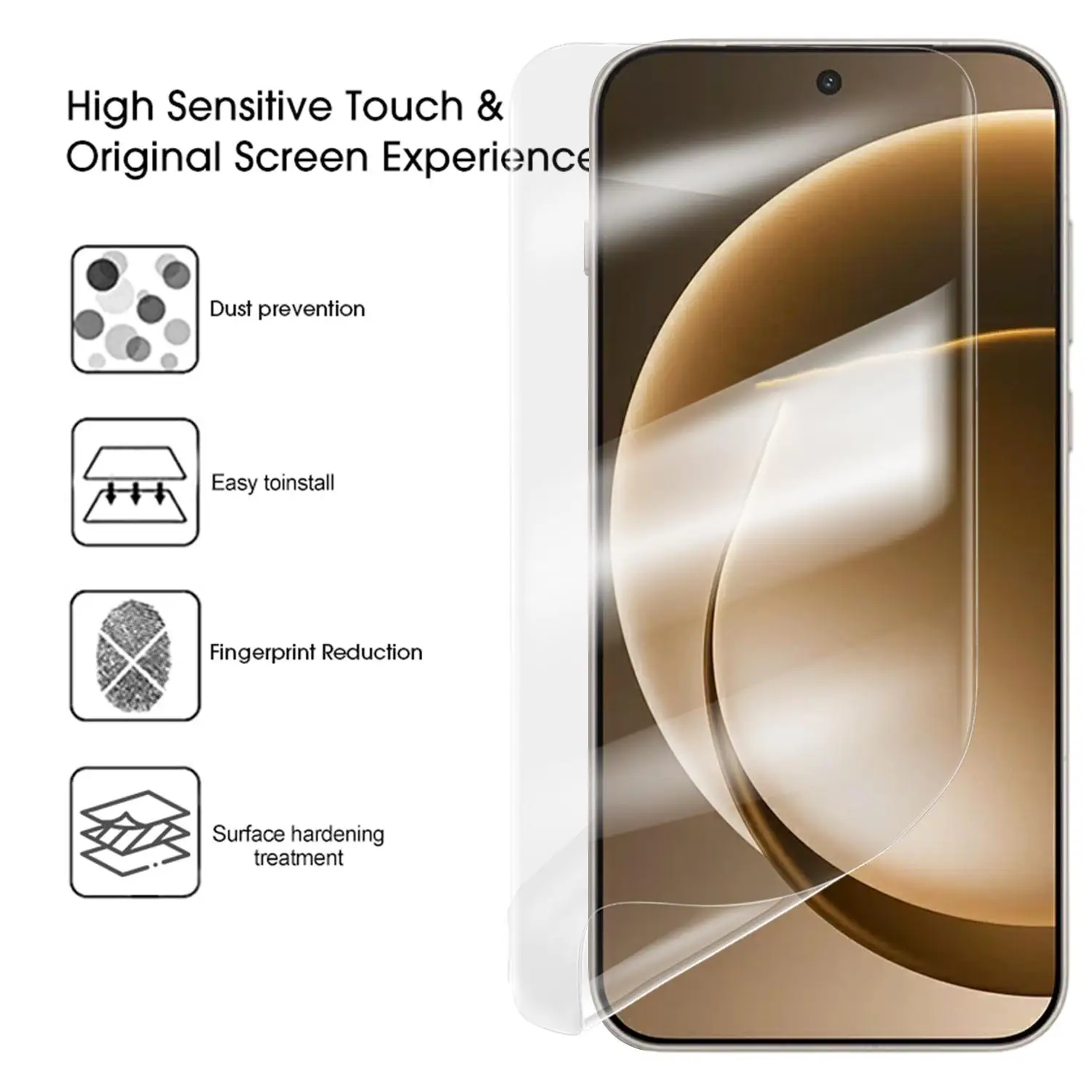 Para OnePlus 15R HD películas de hidrogel de TPU suave transparente para OnePlus 15R protectores de pantalla de película de cobertura completa no vidrio templado - imagen 2