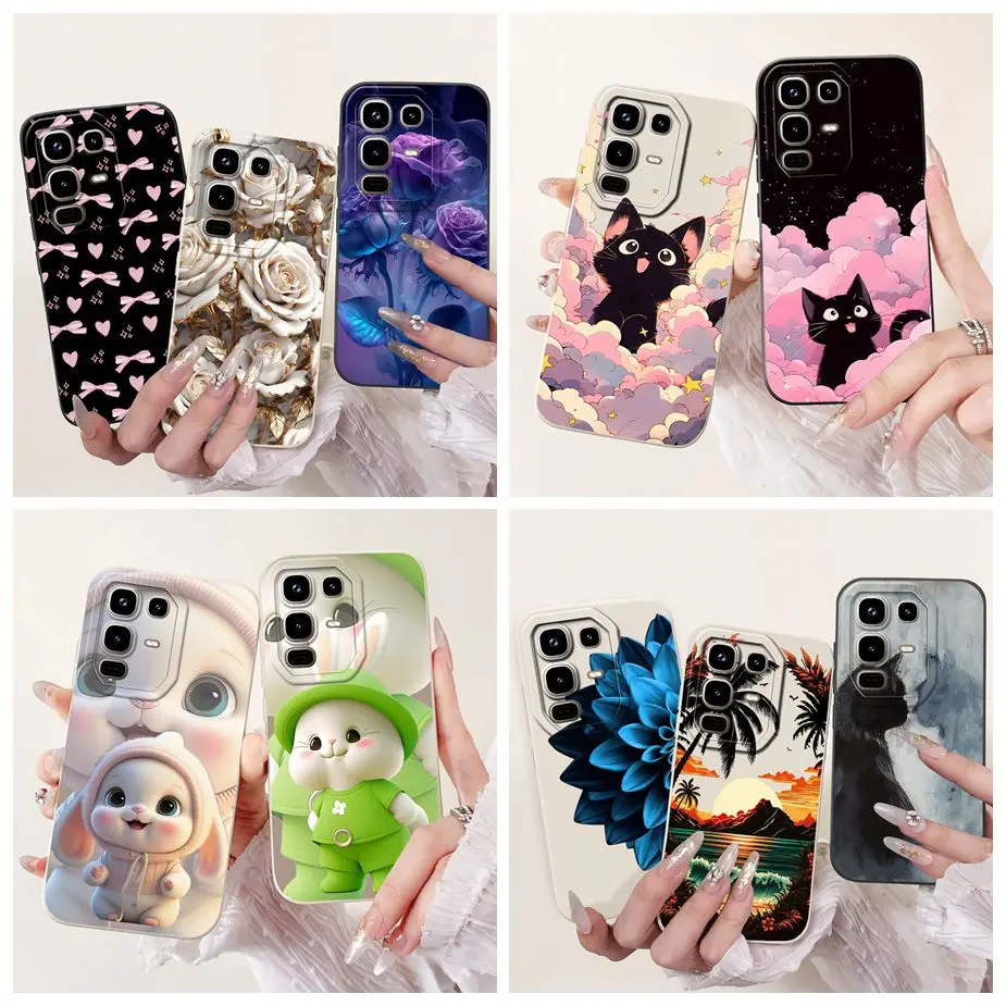 Para Infinix Note 50S funda X6870 Linda funda de dibujos animados a la moda a prueba de golpes funda de teléfono para Infinix Note 50S Note50S 5G Fundas suaves de TPU