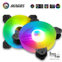 COOLMOON Ventilador RGB de 120 mm para PC con control PWM