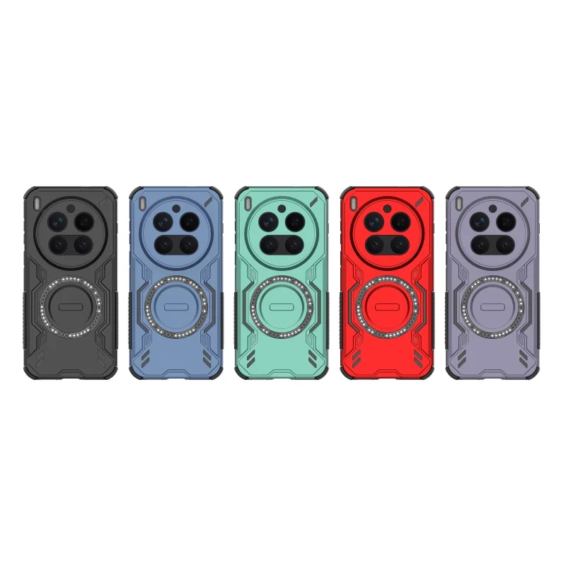 Para Vivo X300 Pro funda Vivo X300 Capas teléfono parachoques armadura trasera a prueba de golpes adsorción carga inalámbrica Fundas Vivo X300 Pro - imagen 2