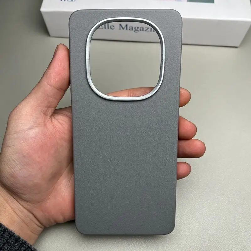 Para Xiaomi POCO X7 funda dura de piel sintética delgada funda protectora trasera para Xiaomi POCO X7 5G funda completa carcasa de teléfono - imagen 5