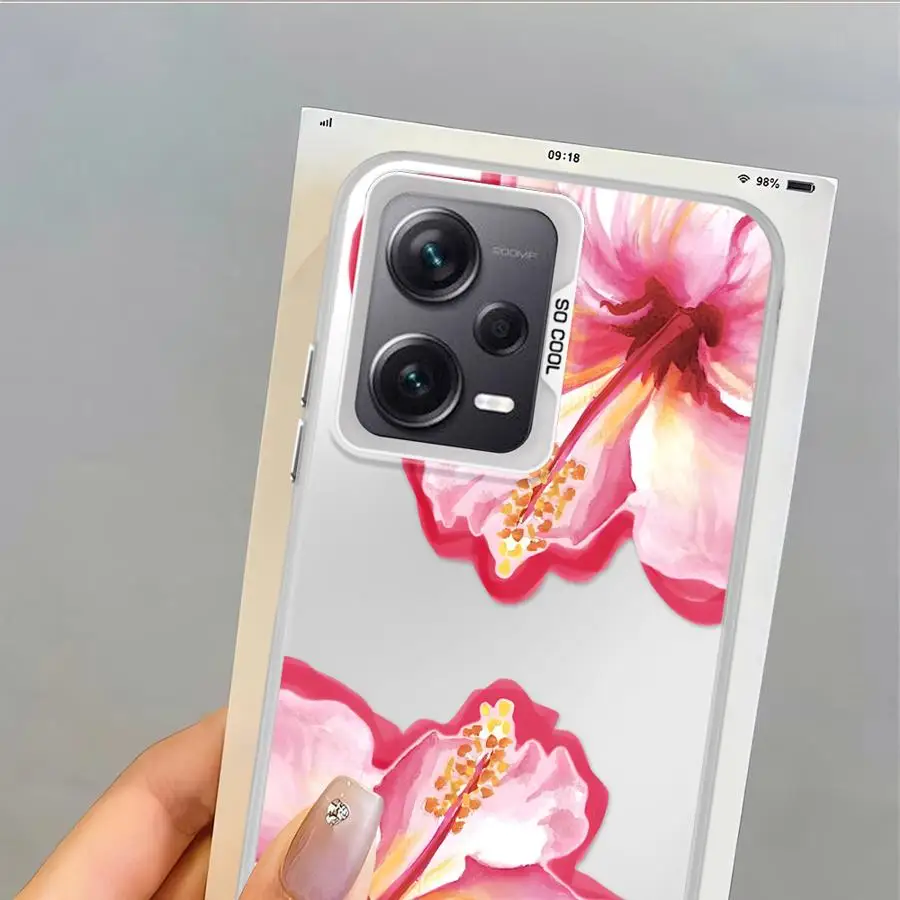 Funda para Xiaomi Redmi 9T A1 A2 Plus 9C A5 K60 12C 13C 14C 10C funda trasera para teléfono con estampado de dibujos animados patrón de estrella de mar - imagen 2