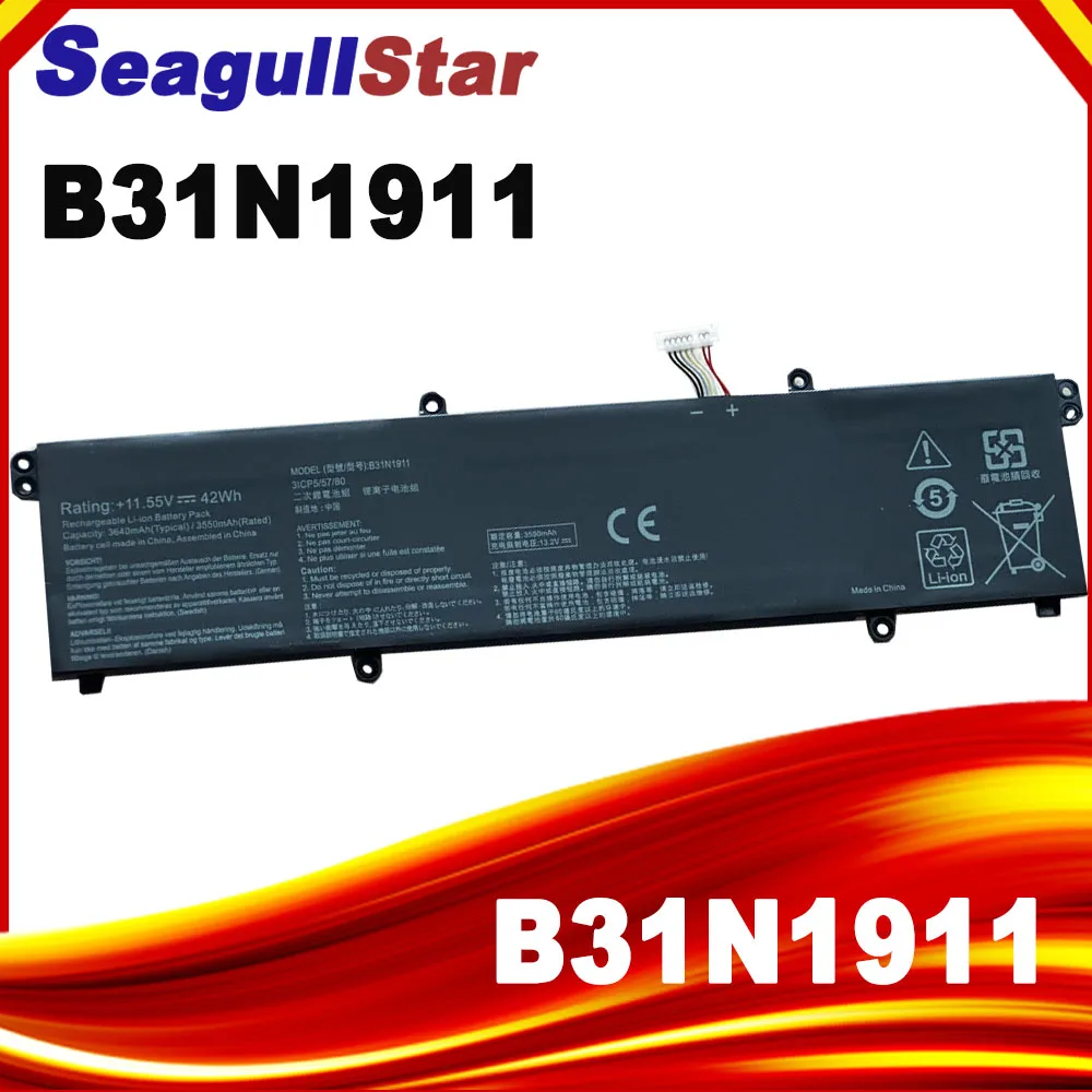B31N1911 batería del ordenador portátil para ASUS VivoBook Flip 14 M413 M413DA TM420IA K413 X413 X421EA F413 Notebook X421DA X X413FF C31N1911