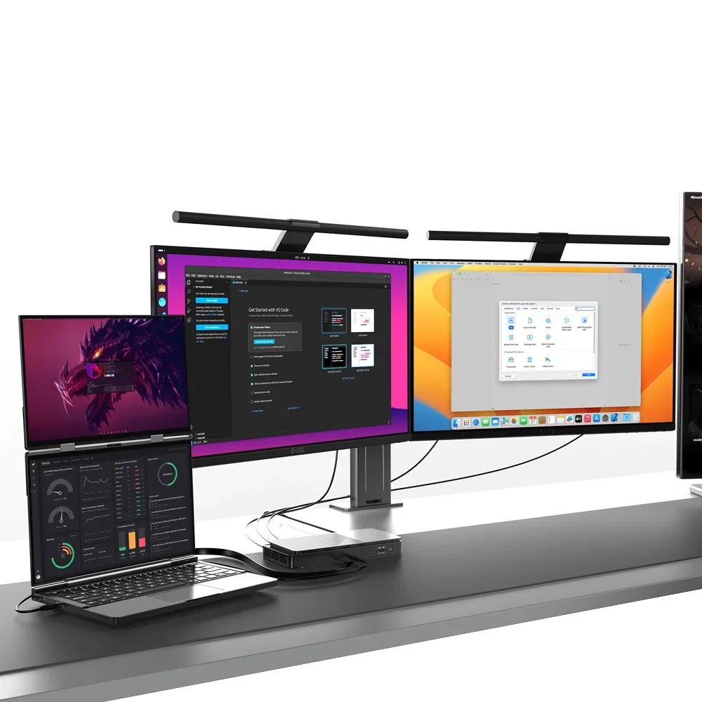 Original nuevo 2025 GPD DUO 13 "pantalla táctil Dual 32GB 64GB RAM 1TB 2TB SSD CPU AMD HX 370 procesador portátil de negocios - imagen 5