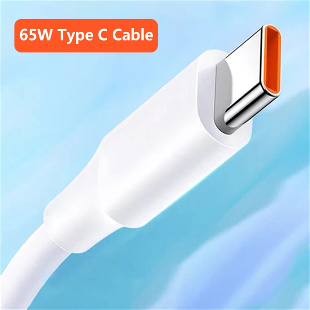 Cable USB tipo C de carga rápida, Cable de datos para Xiaomi redmi note 12 pro, Samsung, 65W
