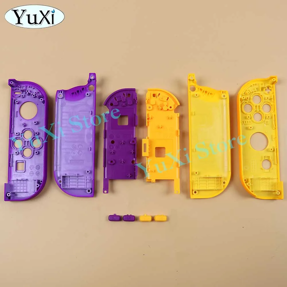 1 Juego de cubierta de carcasa para Nintendo Switch NS Joy-Con controlador de juego con botones SL SR reemplazo de carcasa de mango izquierdo y derecho - imagen 3