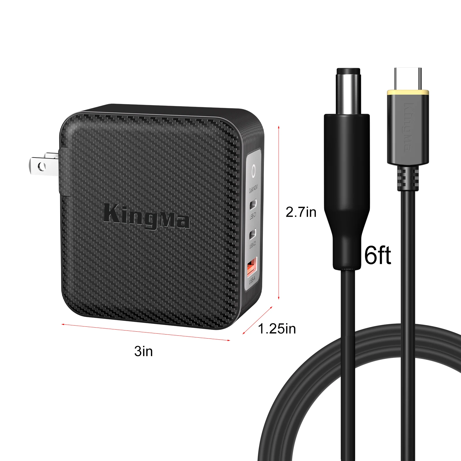 Adaptador de ordenador portátil de 130W, 19,5 V, 6,67a, 4,5mm, GAN, 140W, para cargador Dell PRECISION M3800 XPS 15 (9530), fuente de alimentación DA130PM130 06TTY6 - imagen 3