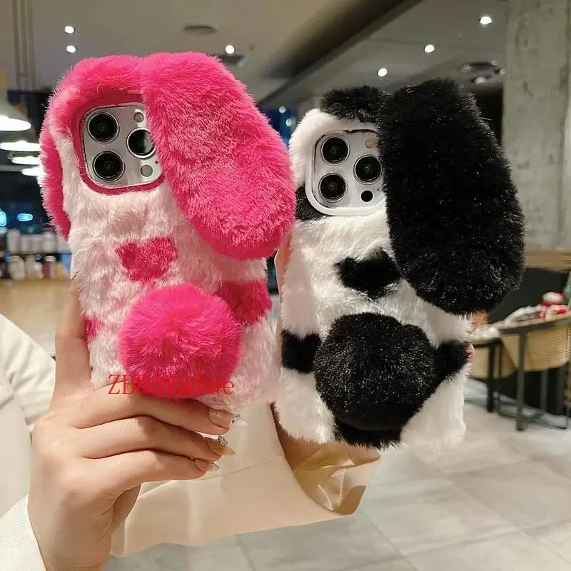 Conejo de peluche de colores 3D para Huawei, funda de TPU para Y7Pro 2019, Y7, Prime Y7, Y7, Prime 2018, Y9, 2019, Y6 Pro, Y6, 2019, Y5 Lite, Y9, Prime Y9, 2018 - imagen 4
