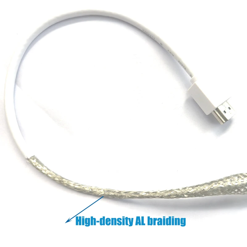 Cable HDMI 2.0 4K Blanco con ARC y Ethernet para PS5 Xbox