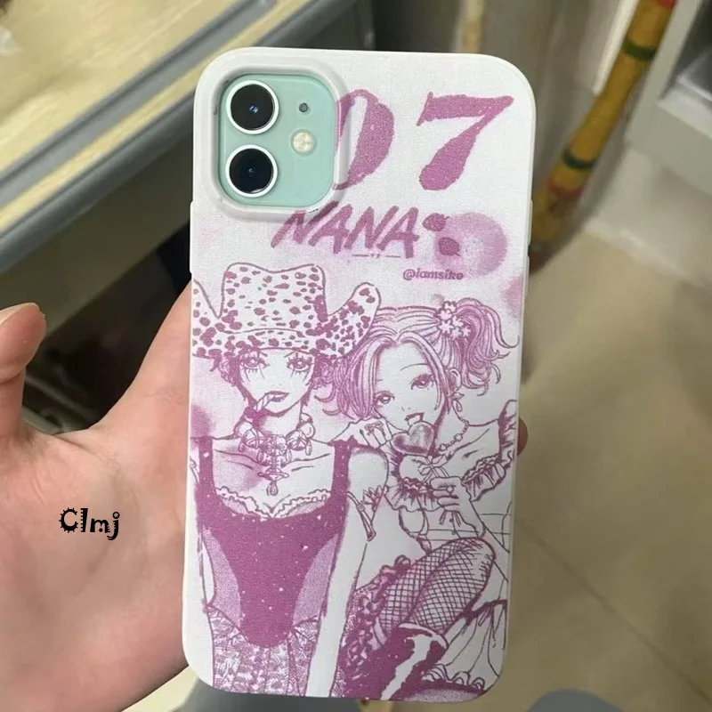 Clmj Cool Anime Girl funda de teléfono para iPhone 16 15 14 13 12 11 Pro Max X XS XR XSMax 7 8 Plus película brillante cubierta dura de PC - imagen 2