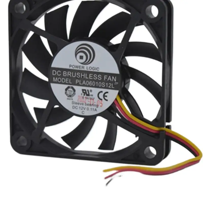 PLA06010S12L para ventilador Power ultrafino 6010 12V 0.11A 60x60x10mm rodamiento hidráulico-ventilador de refrigeración silencioso con caja de CPU diseño delgado - imagen 2