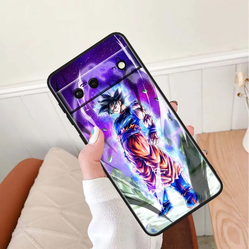 Funda de teléfono negra creativa d-dragon Ball Saiyan para Google Pixel 9 8 7 6 5 4 9a 8A 7a 6a 5A 4A 5XL XL Pro 5G - imagen 4