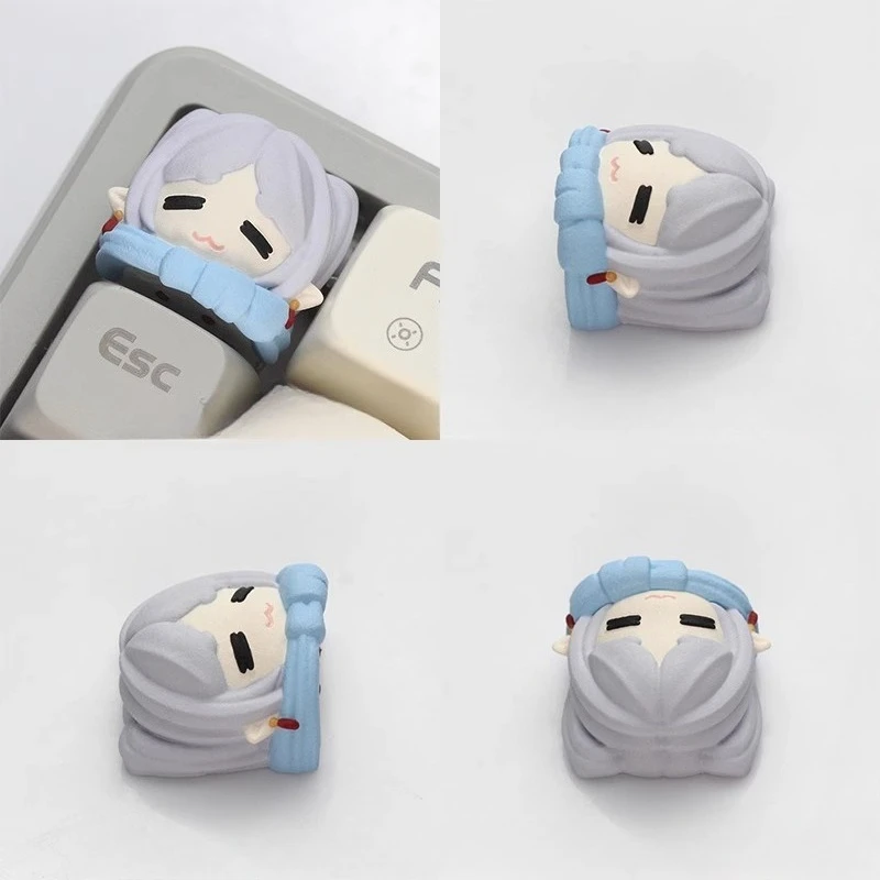 Teclas de Anime Frieren: Beyond Journey's End, teclas personalizadas para teclado mecánico, teclas de Anime japonés ESC DIY, regalos - imagen 5