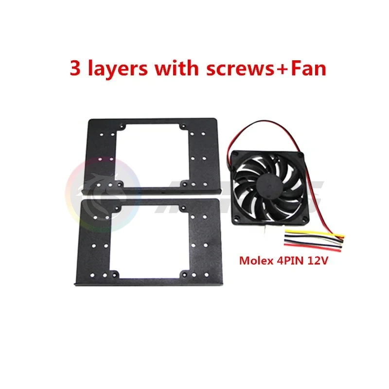 3 layer with fan