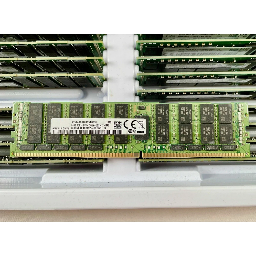 1 Uds. Para Samsung RAM 64GB 4DRx4 DDR4 2666 PC4-2666V memoria de servidor M386A8K40BM2-CTD6Q - imagen 5