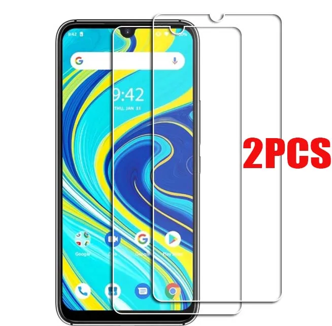 2 uds para UMIDIGI A7 Pro Protector de vidrio templado en UMIDIGI A7Pro Protector de pantalla cubierta de película de vidrio
