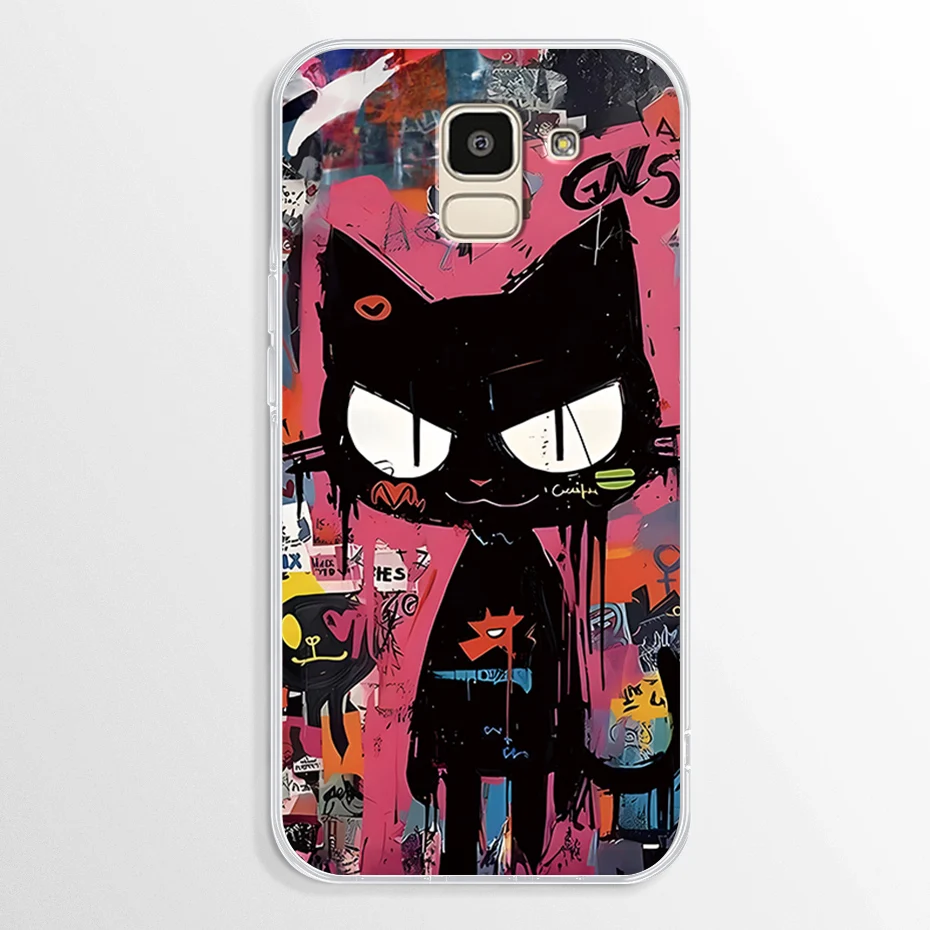 Funda transparente para Samsung Galaxy J6 Plus J8 2018 J610F, Funda elegante de silicona suave para Samsung J6 J600F Capa - imagen 3