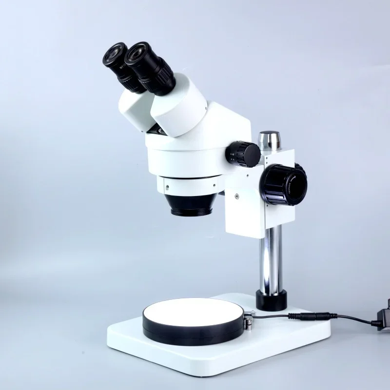 Luz LED inferior para microscopio, microscopio Binocular Digital estéreo, brillo ajustable, lámpara de fuente de luz suplementaria inferior - imagen 2