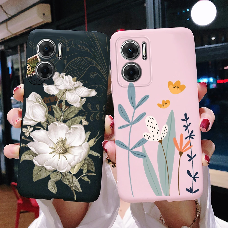 Para Xiaomi Redmi 10 11 Prime Plus 5G funda 2022 moda amor corazón cubierta protectora trasera para Xiaomi Redmi Note 11E Note11E Fundas - imagen 3