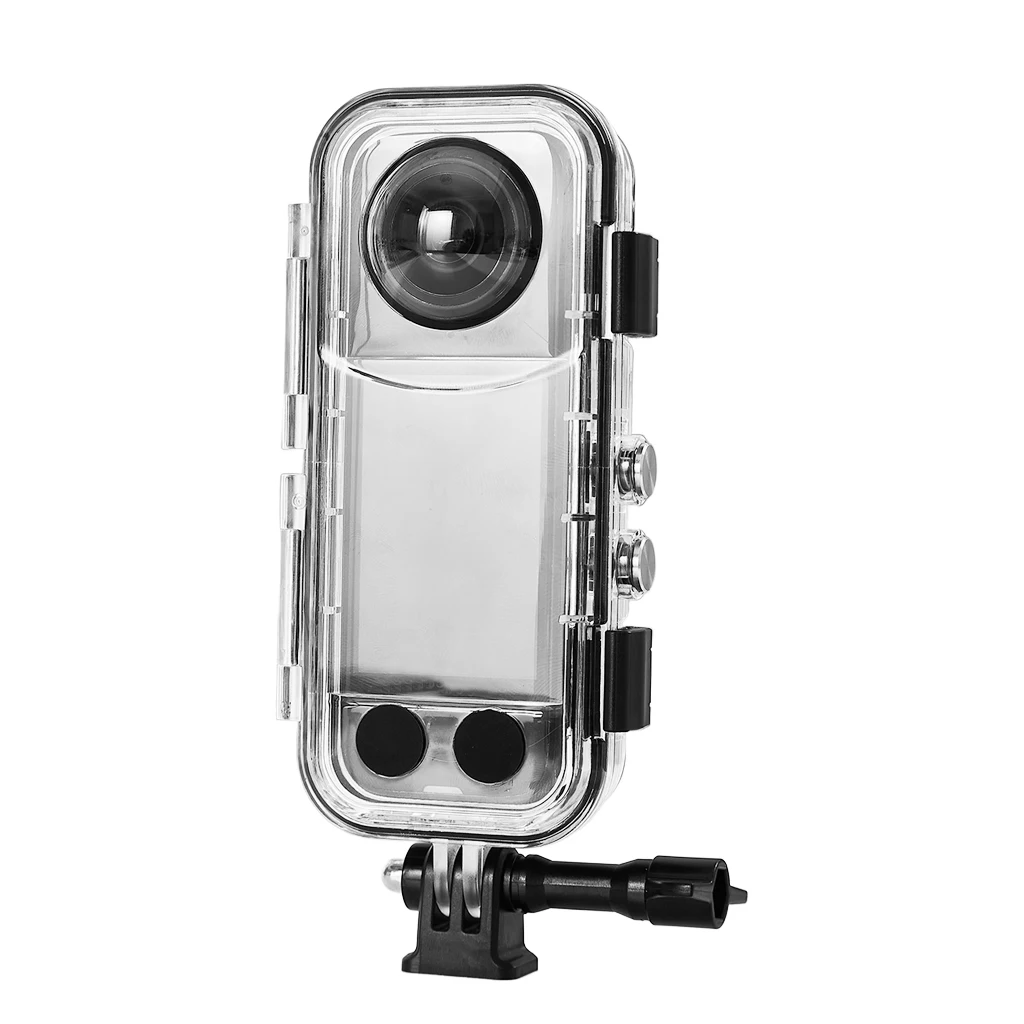 Funda de buceo Invisible para Insta360 X3 X4, funda carcasa impermeable para cámara Insta 360 X4, carcasa de buceo subacuática de 40M - imagen 3