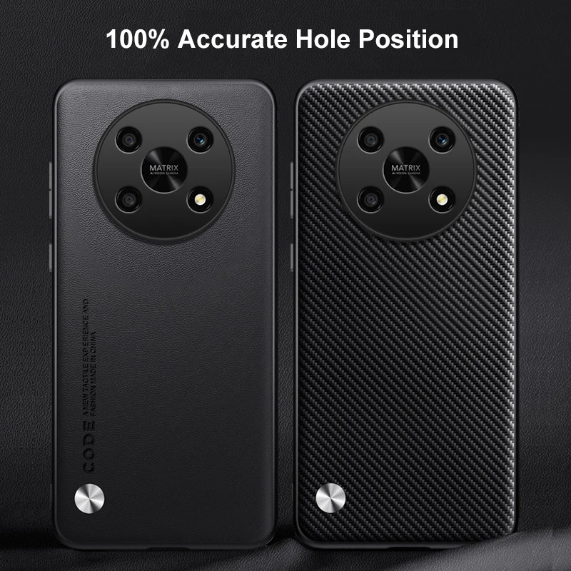 Funda de cuero PU de lujo para Honor Magic 4 Lite 5G, funda trasera de silicona a prueba de golpes, funda protectora para teléfono para Honor X9 5G X30 X40 GT - imagen 3