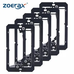 ZoeRax Soporte Montaje Bajo Voltaje Placa Única para Cables HDMI y Red