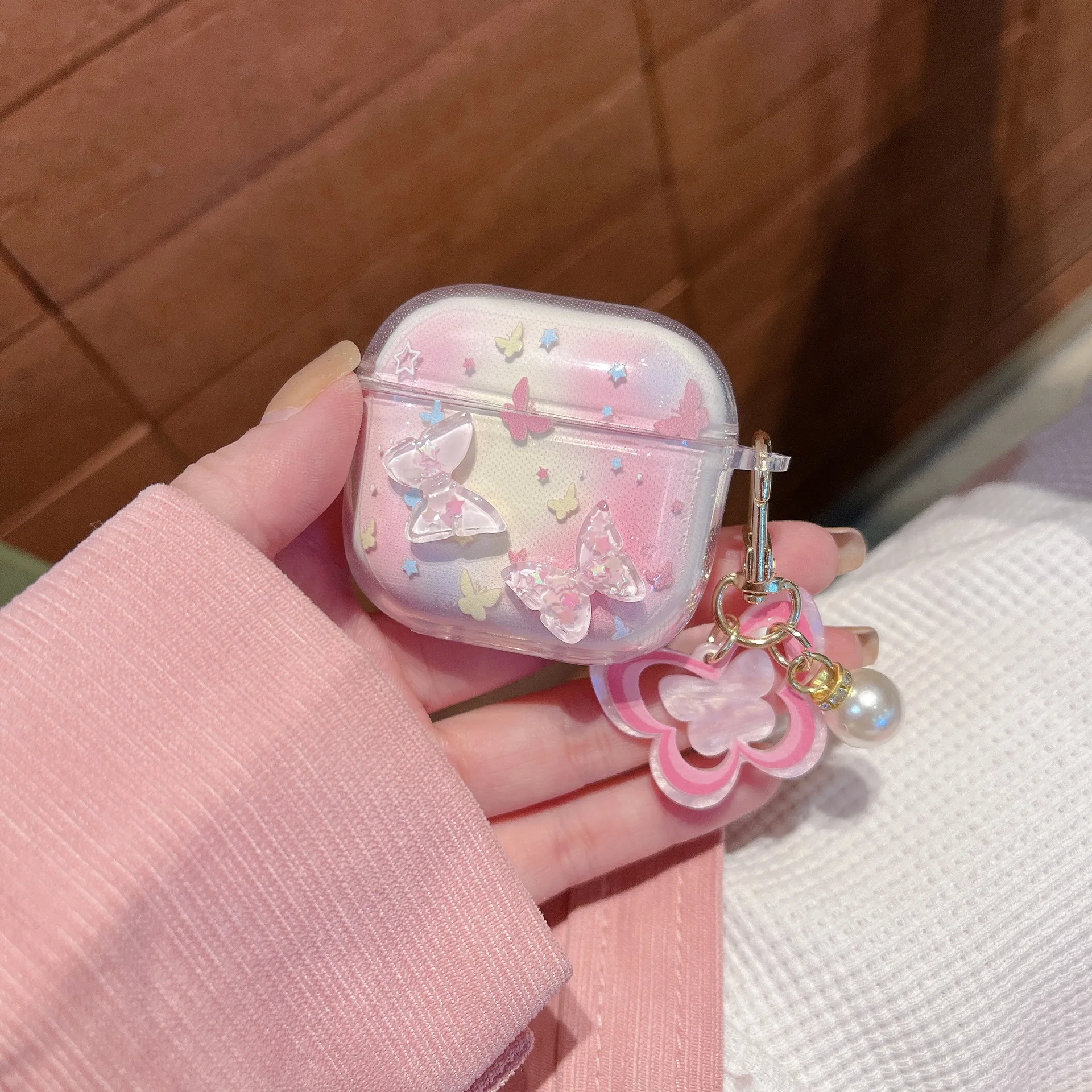 Funda bonita de dibujos animados de gatito para auriculares Apple Airpods 4 Pro 2 3 funda con encanto suave TPU fundas de carga para auriculares para Airpods - imagen 3