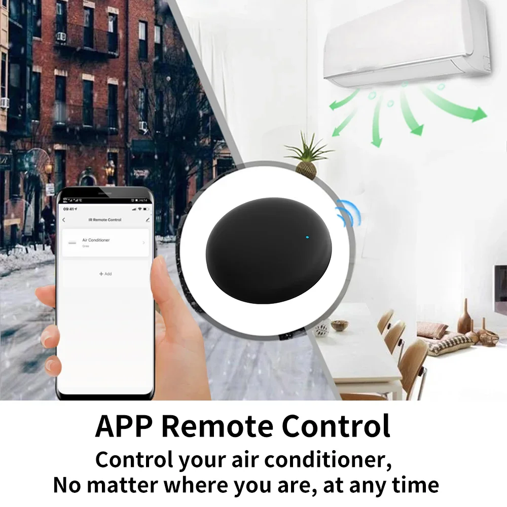 Control remoto inteligente Universal para TV, aire acondicionado, Alexa, Tuya, WiFi, IR, funciona con Google Home, Yandex, Google - imagen 2