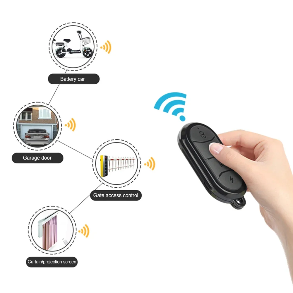 Mando a distancia Universal para garaje, duplicador de clonación de 3/2/1 piezas, 433MHz/315MHz, copia automática, 4 botones, reemplazo de llave Fob - imagen 2
