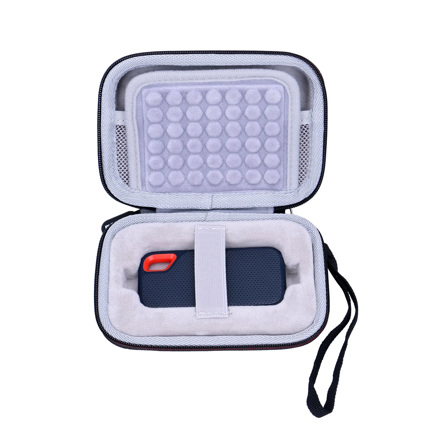 Funda SSD portátil para SanDisk Extreme 250GB SSD portátil SDSSDE60 bolsa de transporte de almacenamiento para accesorios de disco duro (solo bolsa)