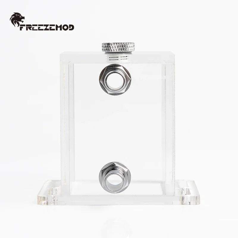 FREEZEMOD tanque de agua de depósito pequeño acrílico totalmente transparente con posición de fijación de extensión refrigeración por agua de PC, GQSX-T3 - imagen 5