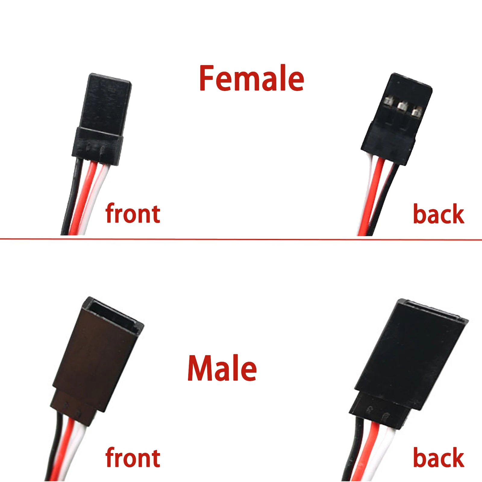 Cable de extensión Servo de Control remoto, 6 uds., 15cm, Cable de extensión Servo macho a hembra para coche RC JR Futaba RC o A - imagen 2