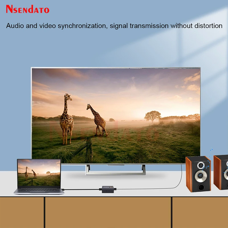 Mini repetidor extensor Compatible con HDMI 4K x 2K, 40M, 3D, 18Gbps, adaptador amplificador de señal HDMI 2,0 para Monitor de PC PS4 HDTV - imagen 3