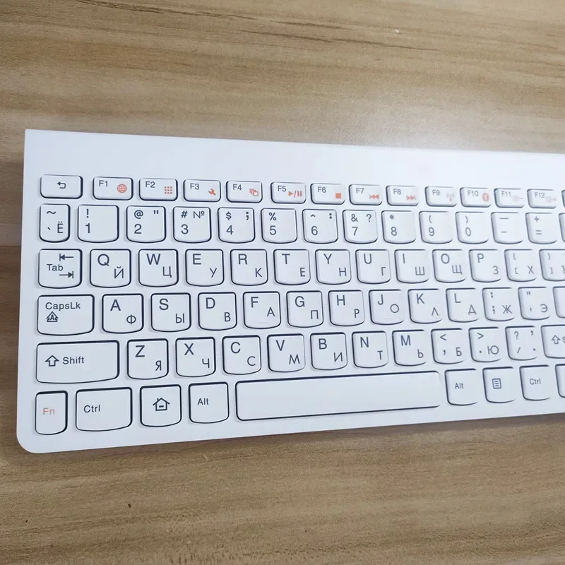 Teclado y ratón combinados inalámbricos con diseño ruso SK-8861 para silencio de oficina en casa Lenovo - imagen 3