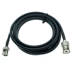 Cable Coaxial RG58 – BNC Macho a UHF Hembra 50 Ohmios