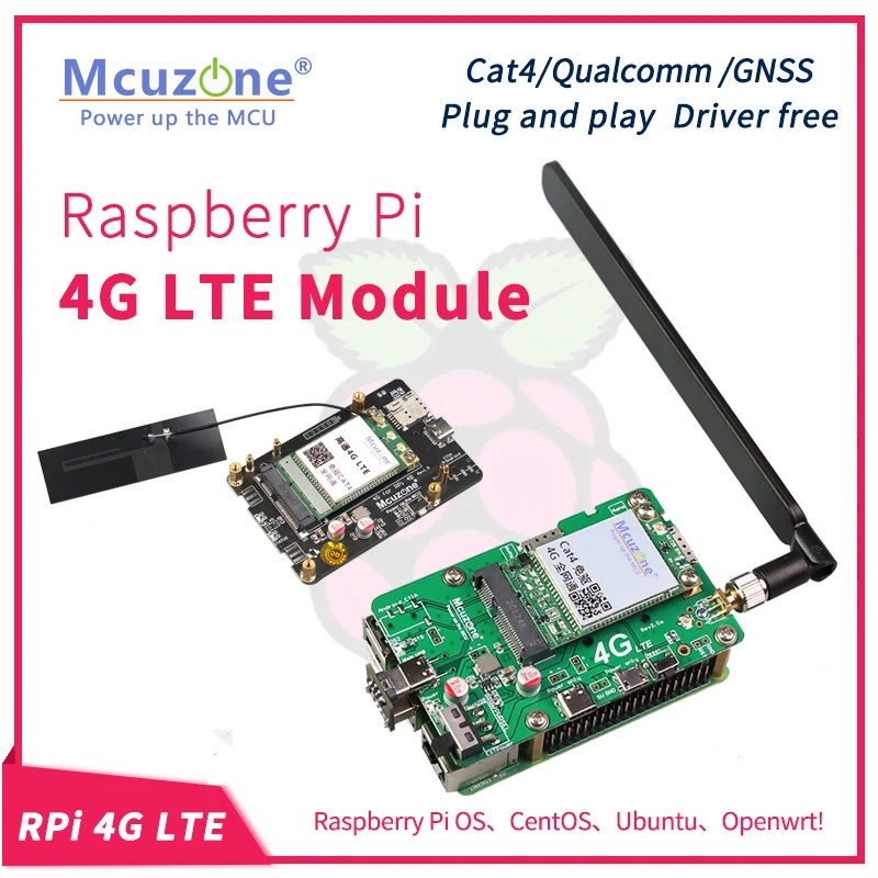 Controlador 4G LTE Cat4 gratuito, Plug & Play para Raspberry Pi 4B Jetson CentOS Ubuntu Windows, OpenWrt SSH GNSS GPS NL668-EU