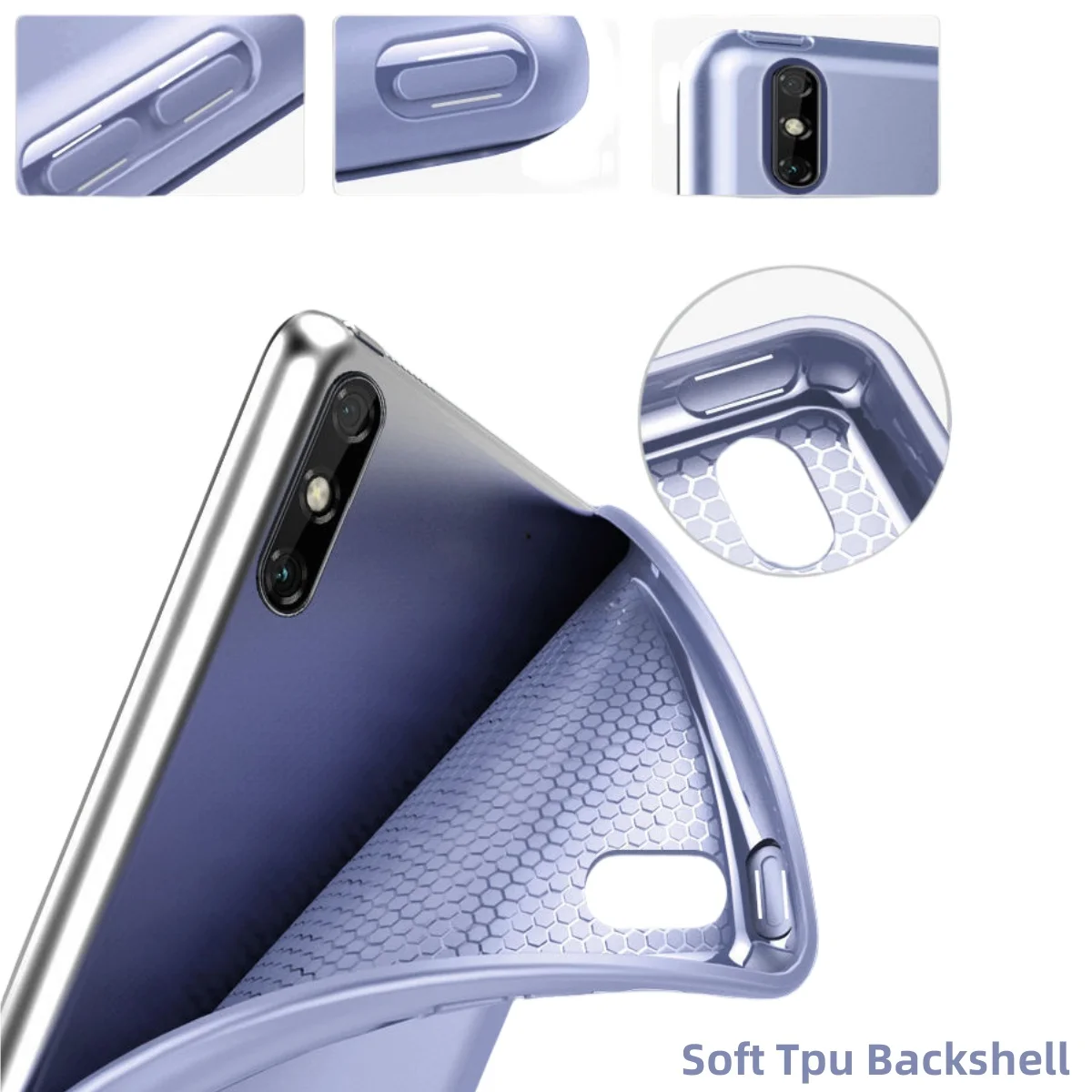 Funda inteligente para Huawei MatePad Air Pro T10S SE 11 11,5 10,8 10,4 pulgadas Funda con soporte de cuero Pu con carcasa trasera de TPU suave - imagen 5