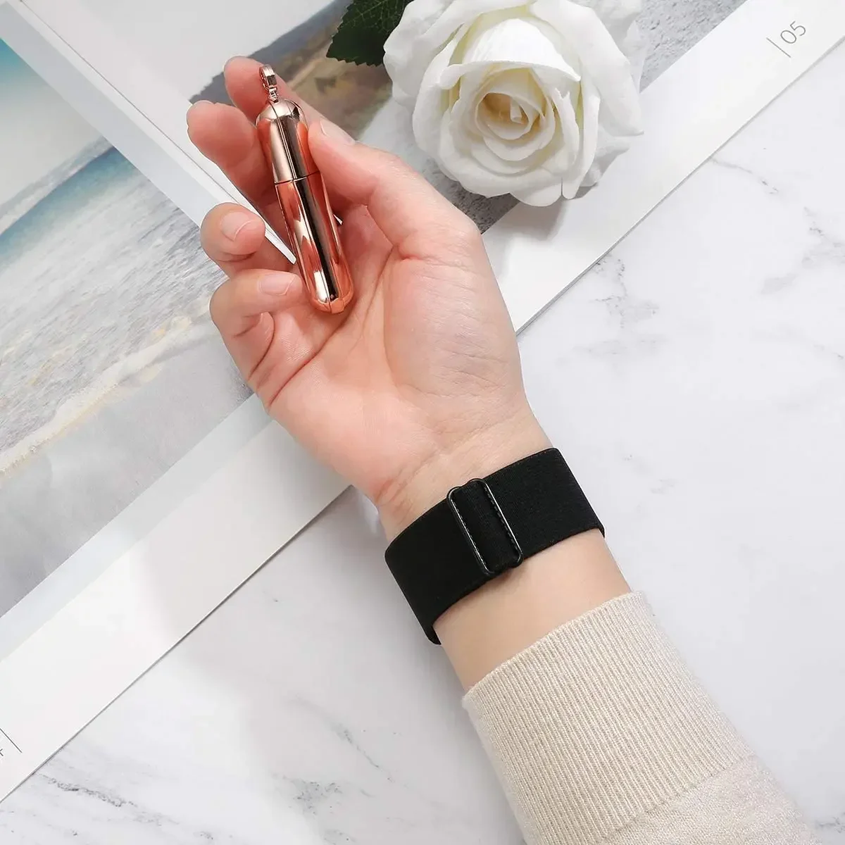 Correa de nailon elástica para Redmi Watch 4, 5, 6, repuesto para mujeres y hombres, correa de reloj trenzada Solo para pulsera Xiaomi Mi Band 8 Pro - imagen 4