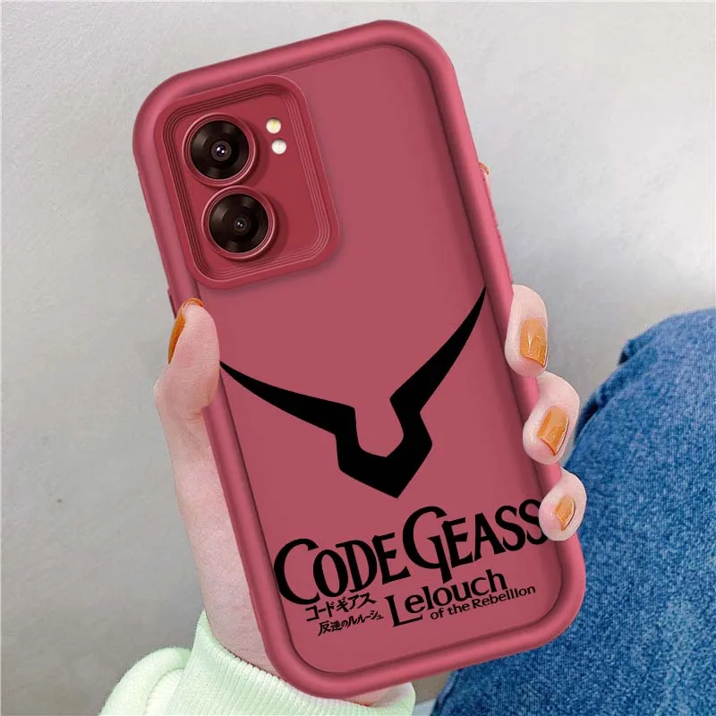 Logotipo de Anime CODE GEASS para OPPO A96 A58 A74 A78 A72 A53 A54S A94 A54 A16 A52 A57 A98 A76 cubierta de la caja del teléfono de la escalera del ojo - imagen 5