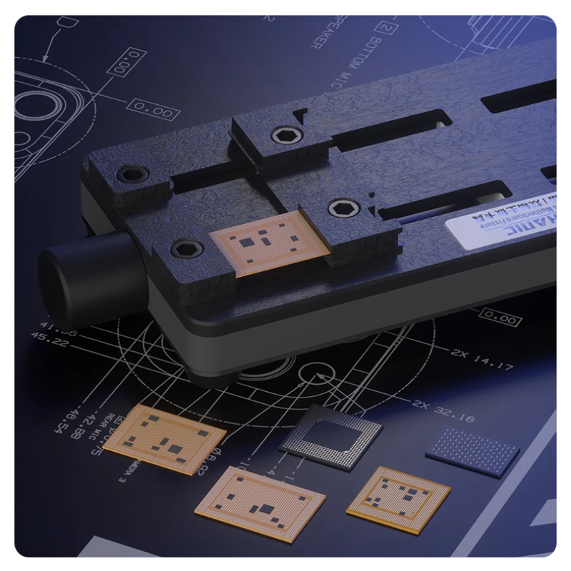 Placa base/chip de doble eje mecánico ORI AIR con viaje de 92 mm de largo, ideal para manipulación y reparación de componentes de precisión - imagen 3