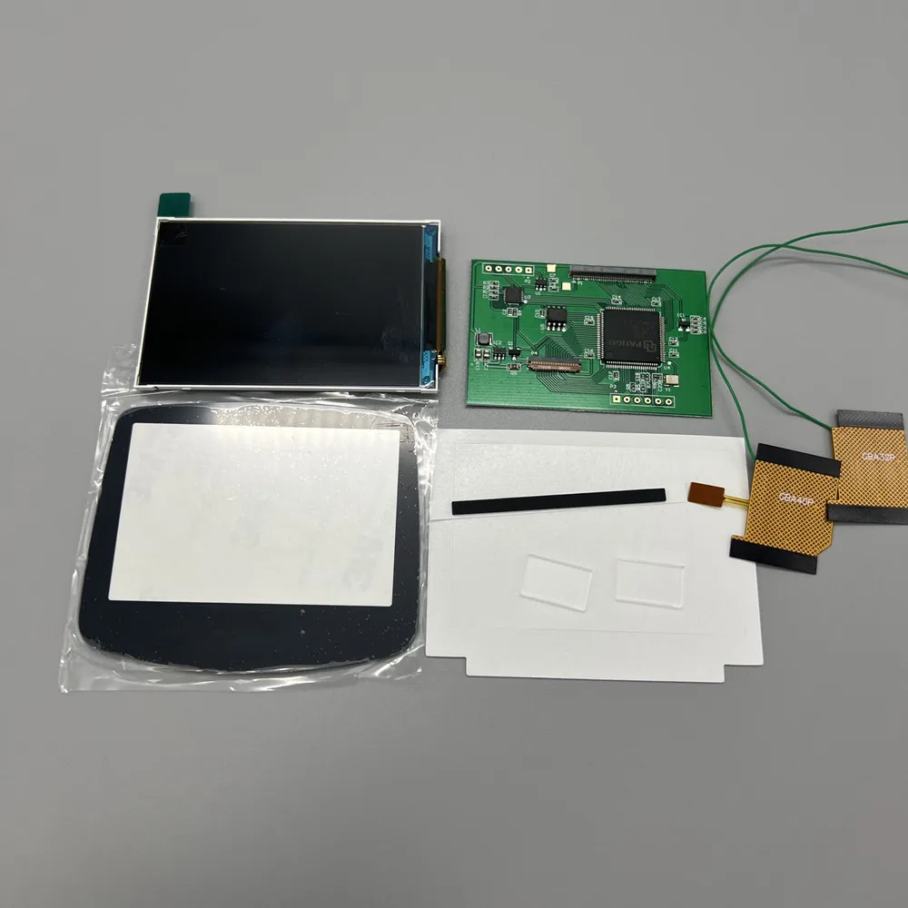Pantalla LCD IPS de tamaño Original de 3,0 "para carcasa sin cortes GBA, pantalla sin soldadura para Gameboy advance GBA, brillo destacado LCD - imagen 3