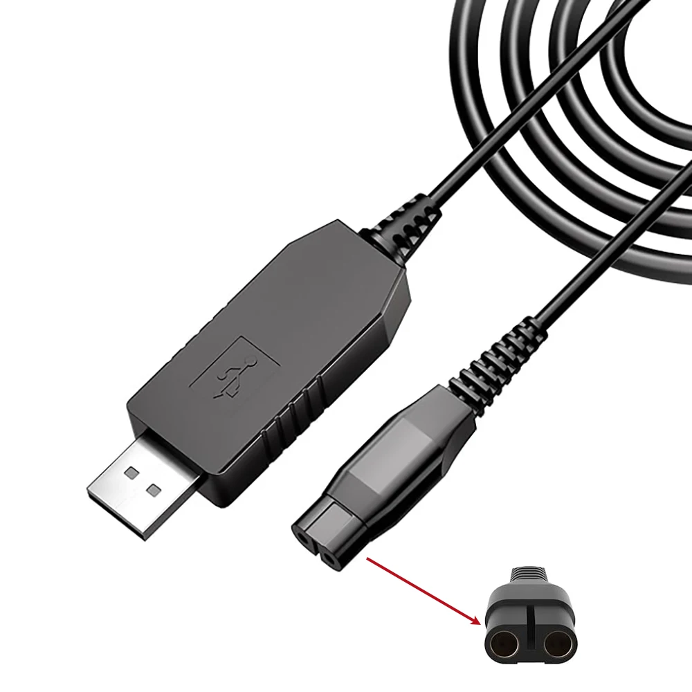 Adaptador de cargador USB de repuesto para afeitadora Philips 3000-9000/OneBlade 4,3 V QP2520/2620 RQ320/328/330/350 - imagen 4