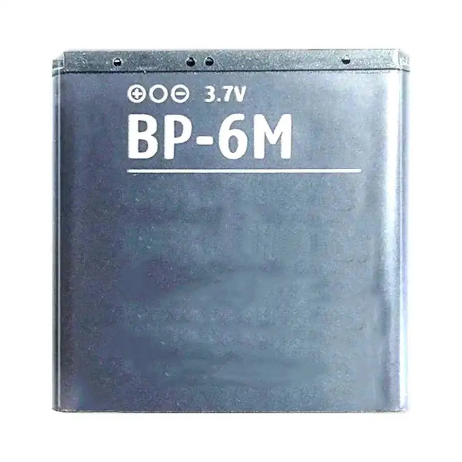 BP-6M de batería de teléfono móvil 1100Mah para Nokia N93 N73 9300 6233 6280 6282 3250 6151 6234 6288 9300I N77 6290 N93S - imagen 2