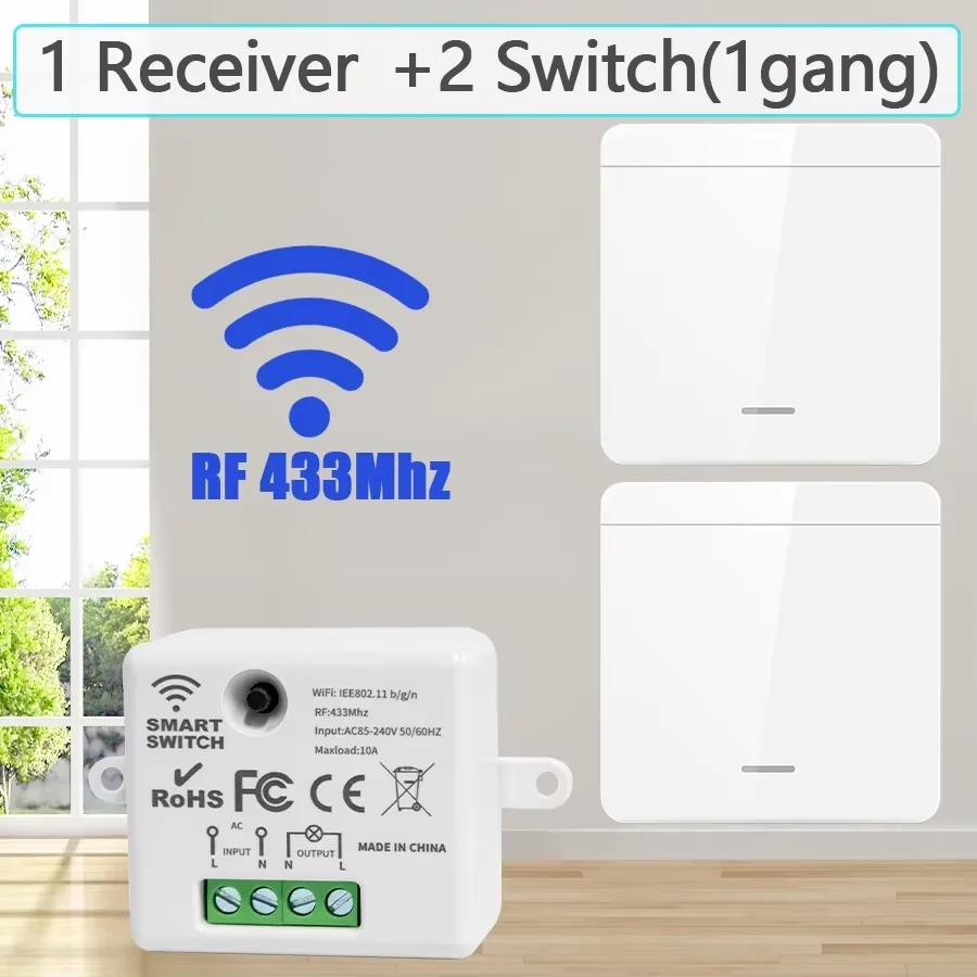 1 Receiver 2 Switch