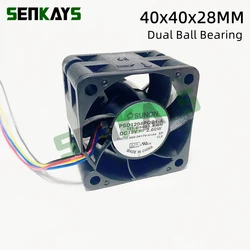 Ventilador Servidor Sunon 40x40mm 12V PWM Rodamiento Bolas 4 Pines PSD1204PQB1-A