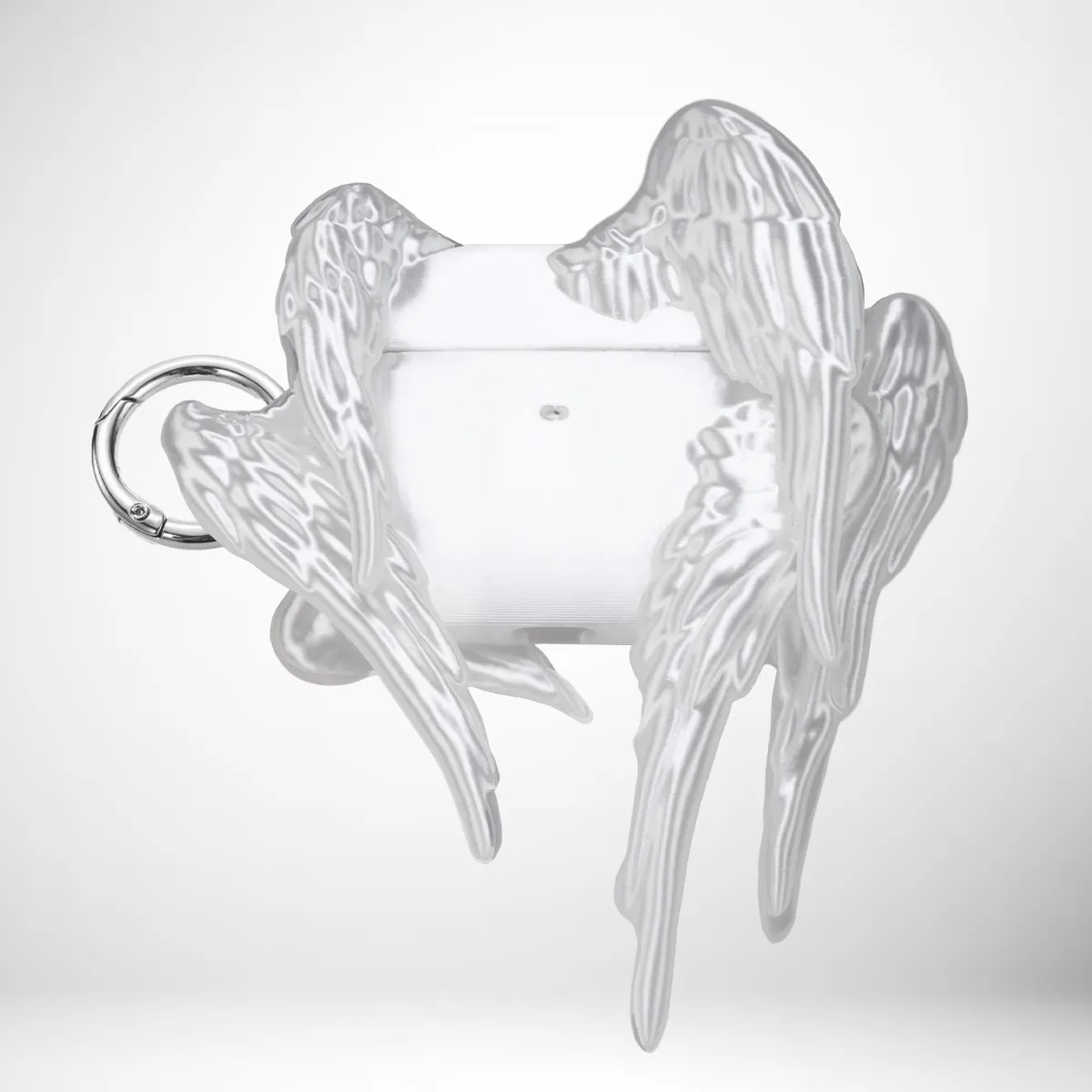 Funda Original para auriculares con alas de Ángel de seis alas, decoración con remaches, funda protectora personalizada para Airpodspro1/2/AirPods4 Y2k, accesorio - imagen 4