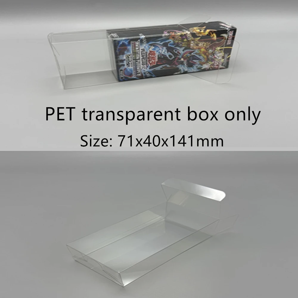 Caja de almacenamiento transparente a prueba de polvo para ANIMATION CHRONICLE PACK VOLUME 4/AC04/funda protectora de plástico para exhibición de tarjetas para cajas OCG PET