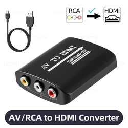 Adaptador HDMI AV a 1080P para PS2 PS3 Xbox 360 Wii N64
